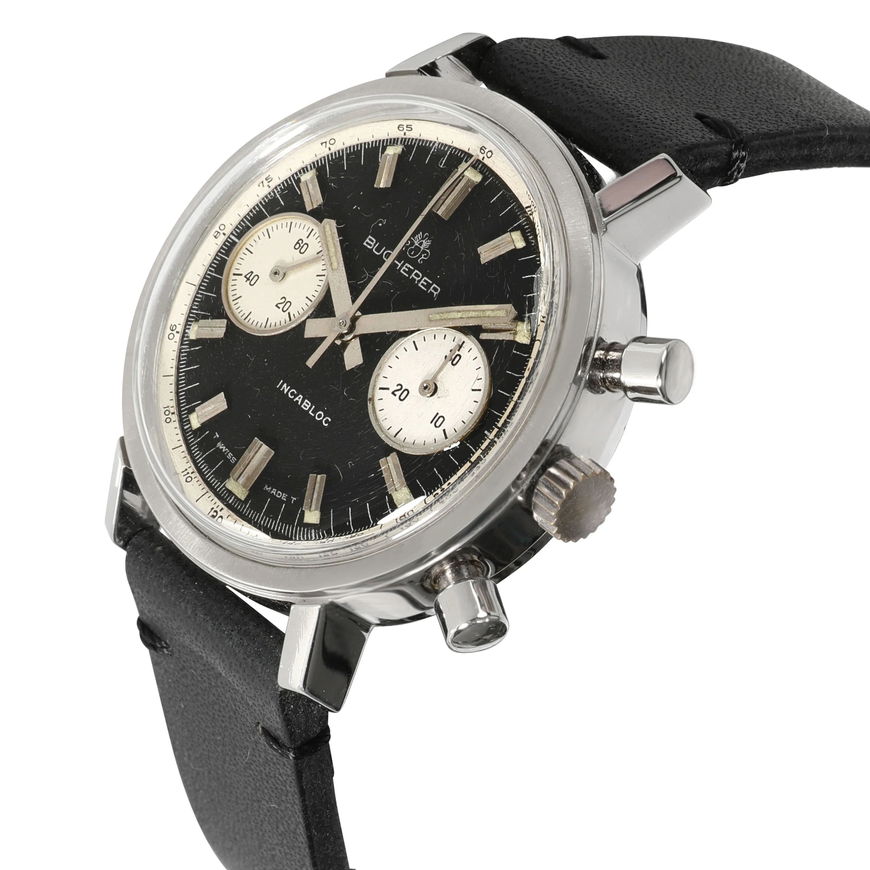 Chrono Chrono Mens Vintage Watch in Stainless Steel - Image 3
