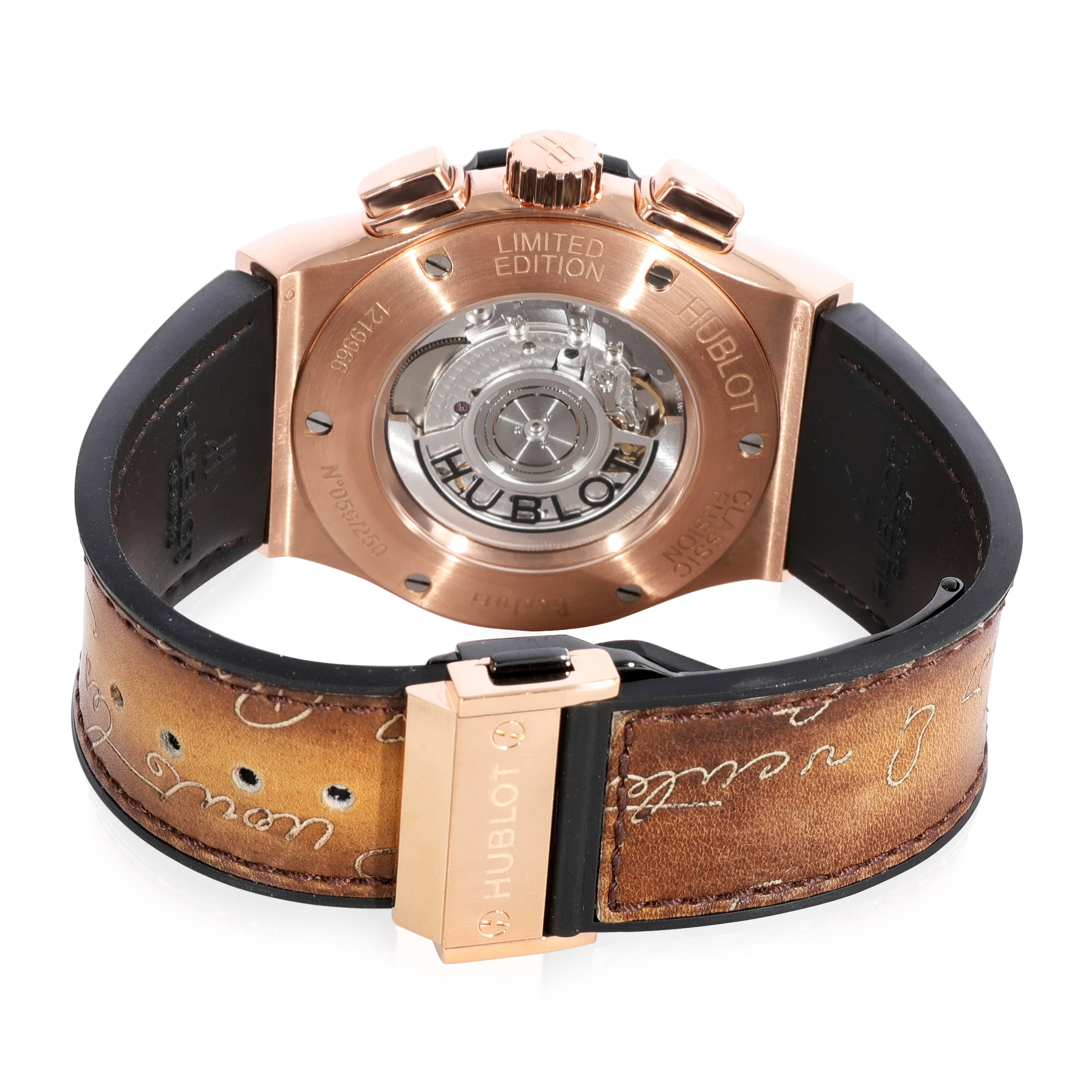 Berluti Scritto King Gold 521.OX.0500.VR.BER17 Mens Watch in Rose Gold - Image 4