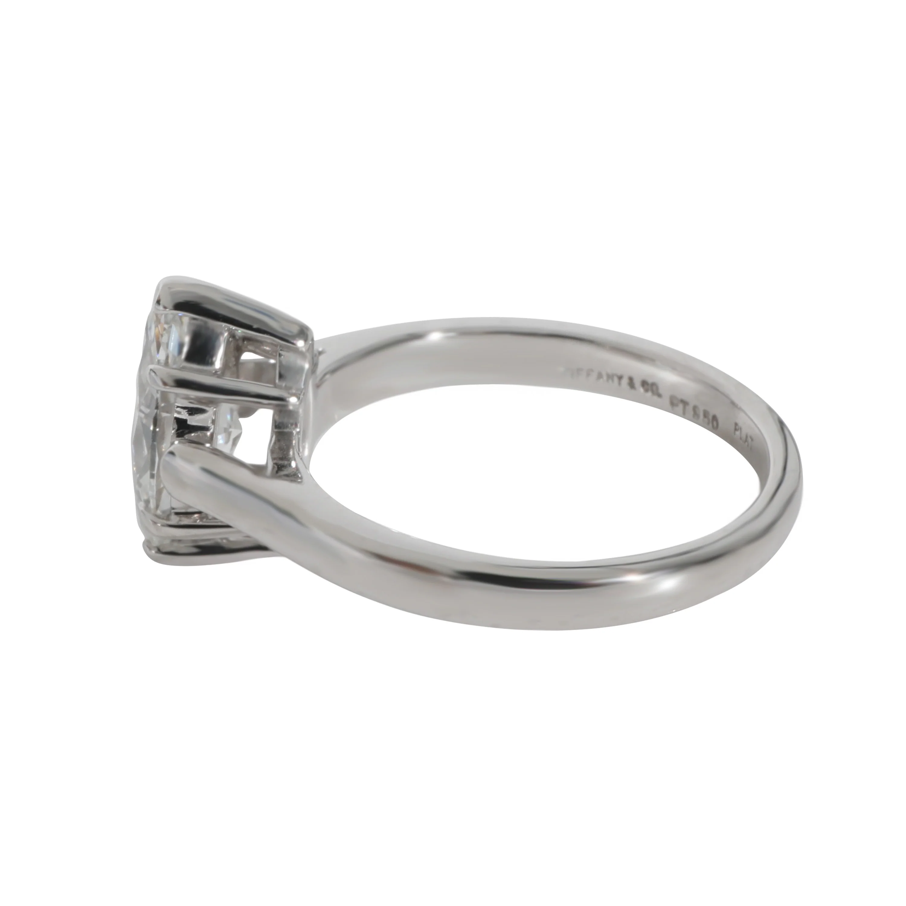 Marquise Solitaire Diamond Ring in Platinum E VVS2 1.22 CTW - Image 6