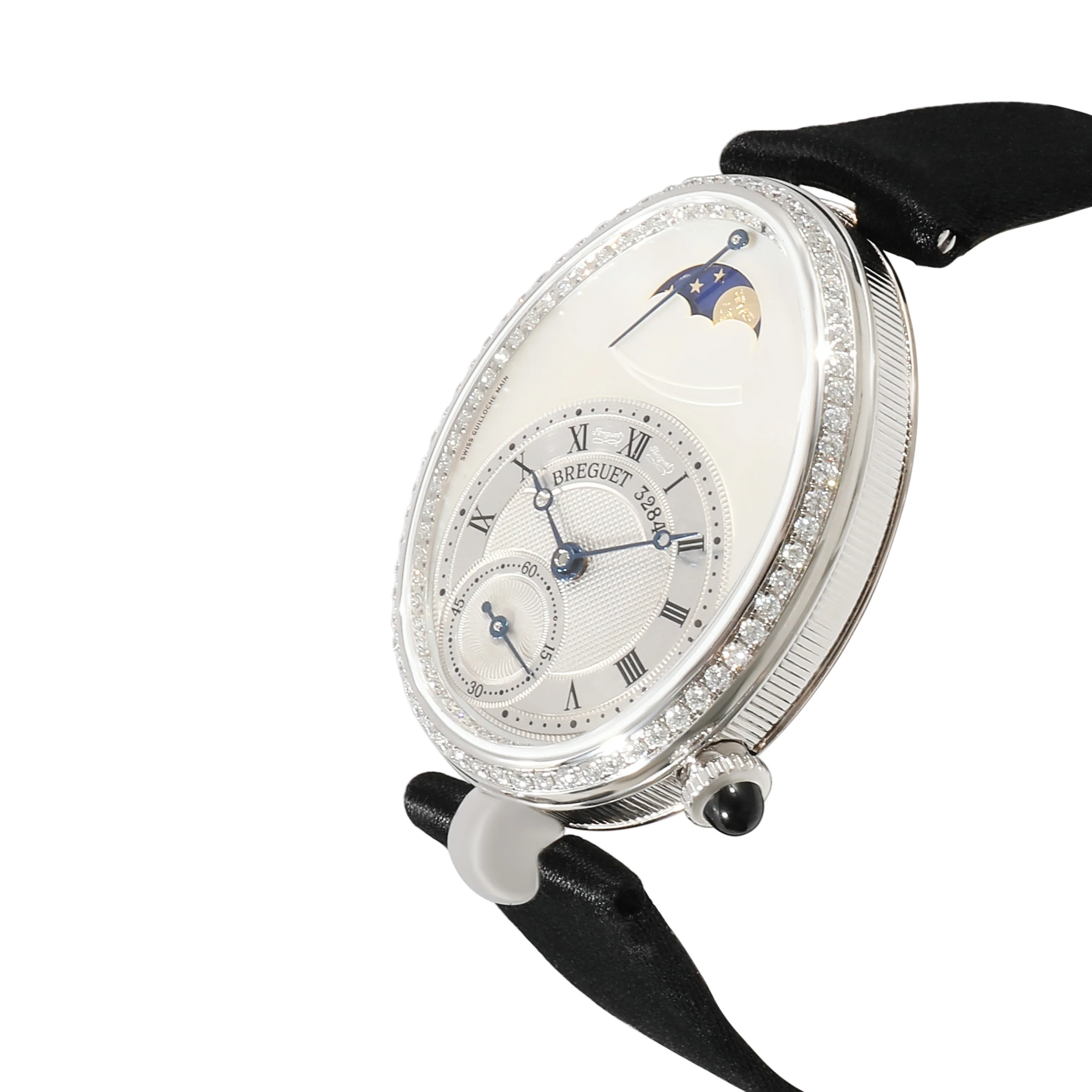 Queen of Naples 8908BB/52/864D00D Womens Watch in 18kt White Gold - Image 3