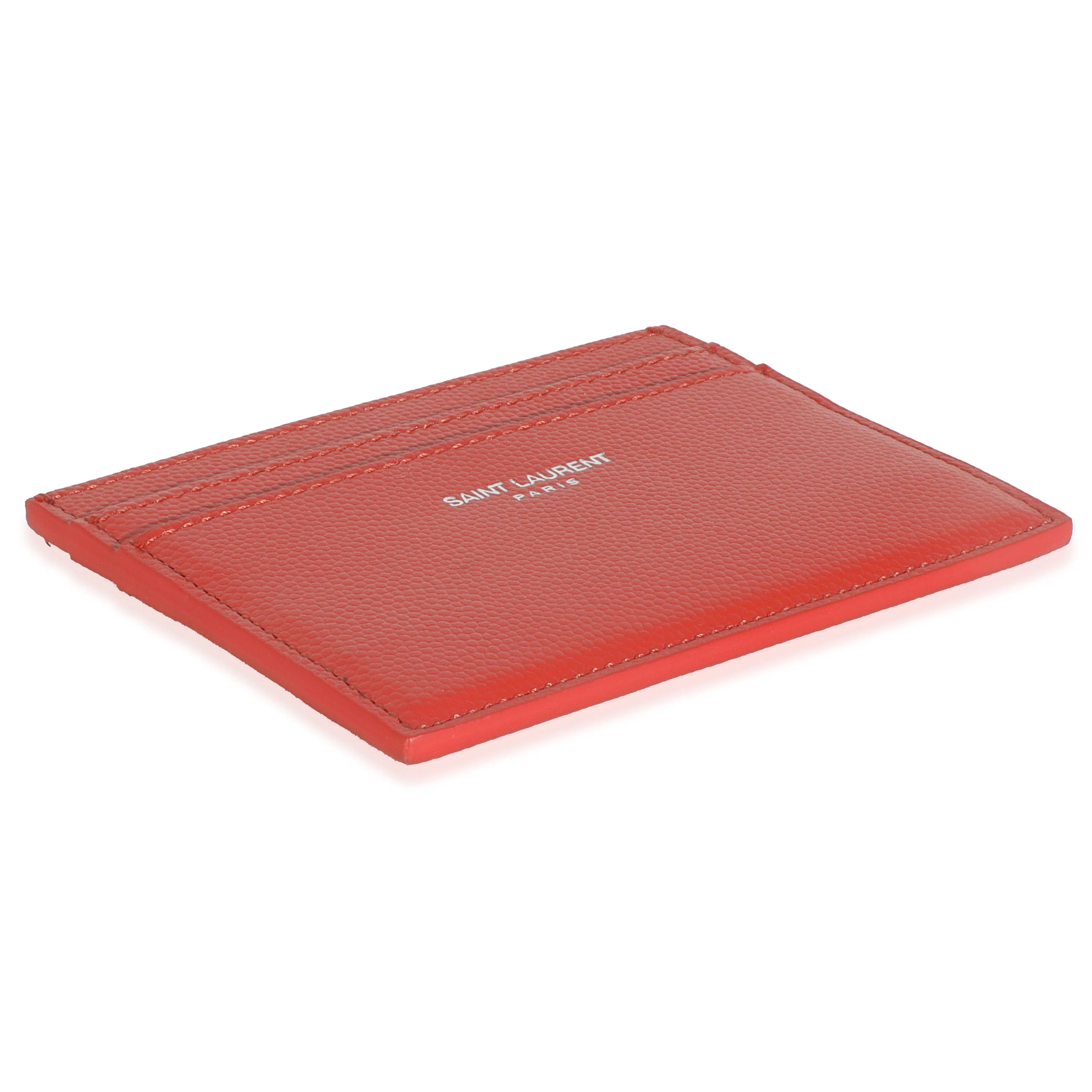 Red Grain De Poudre Credit Card Case - Image 6