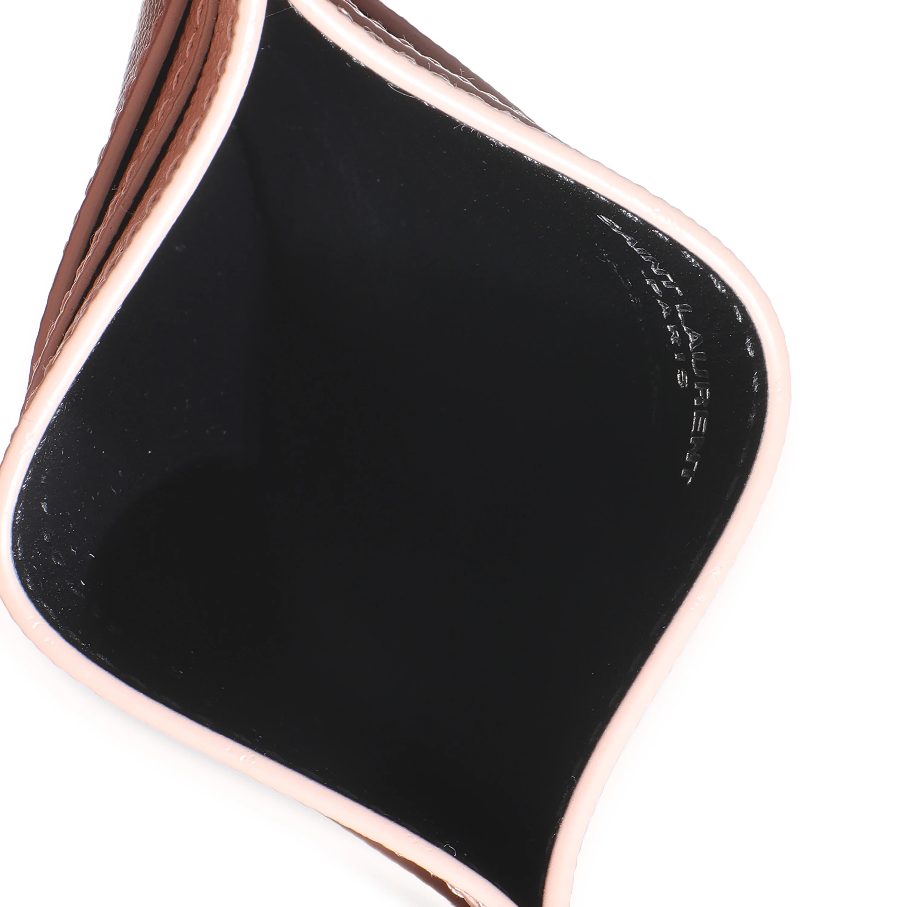 Dark Pink Grain De Poudre Credit Card Case - Image 8