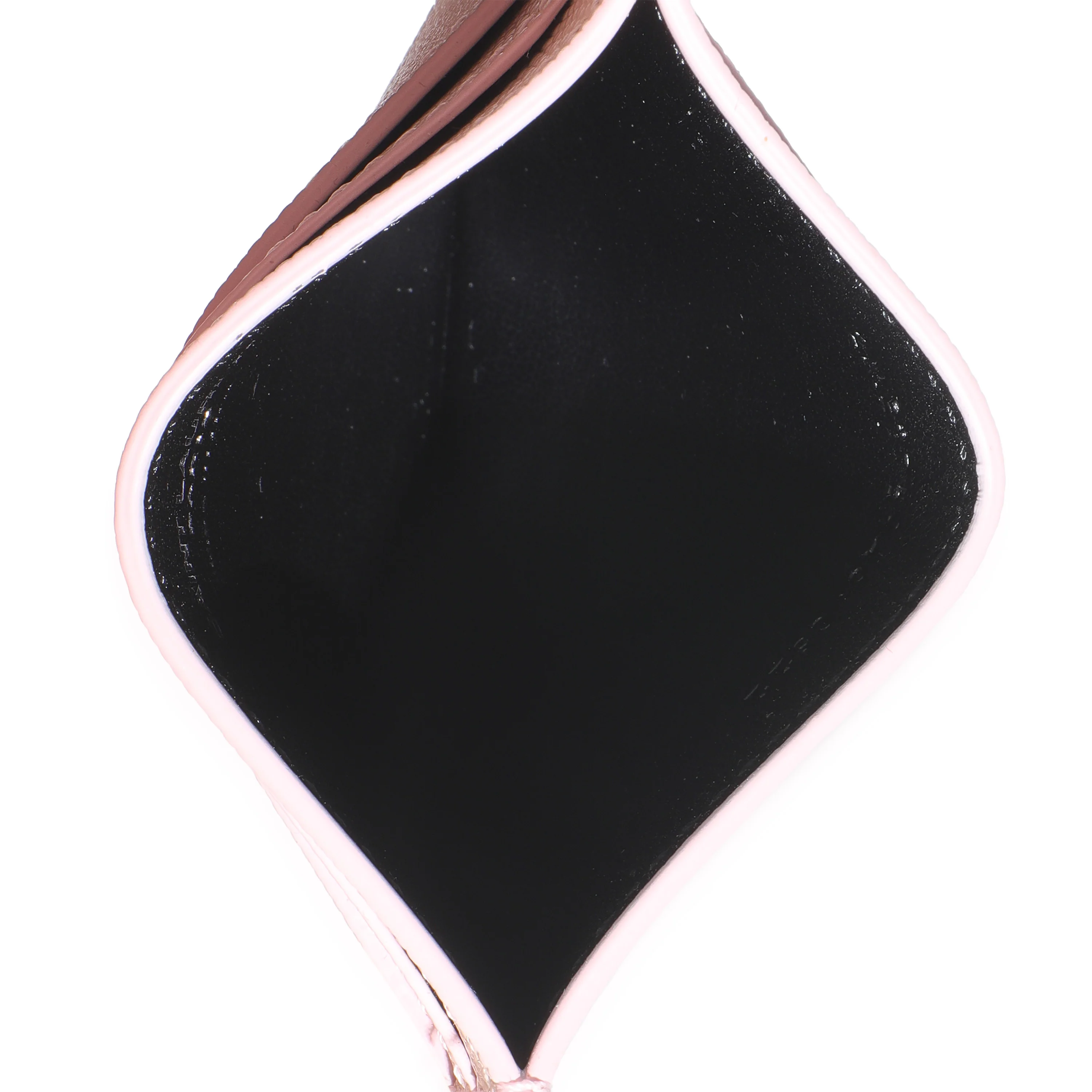 Light Pink Grain De Poudre Credit Card Case - Image 8