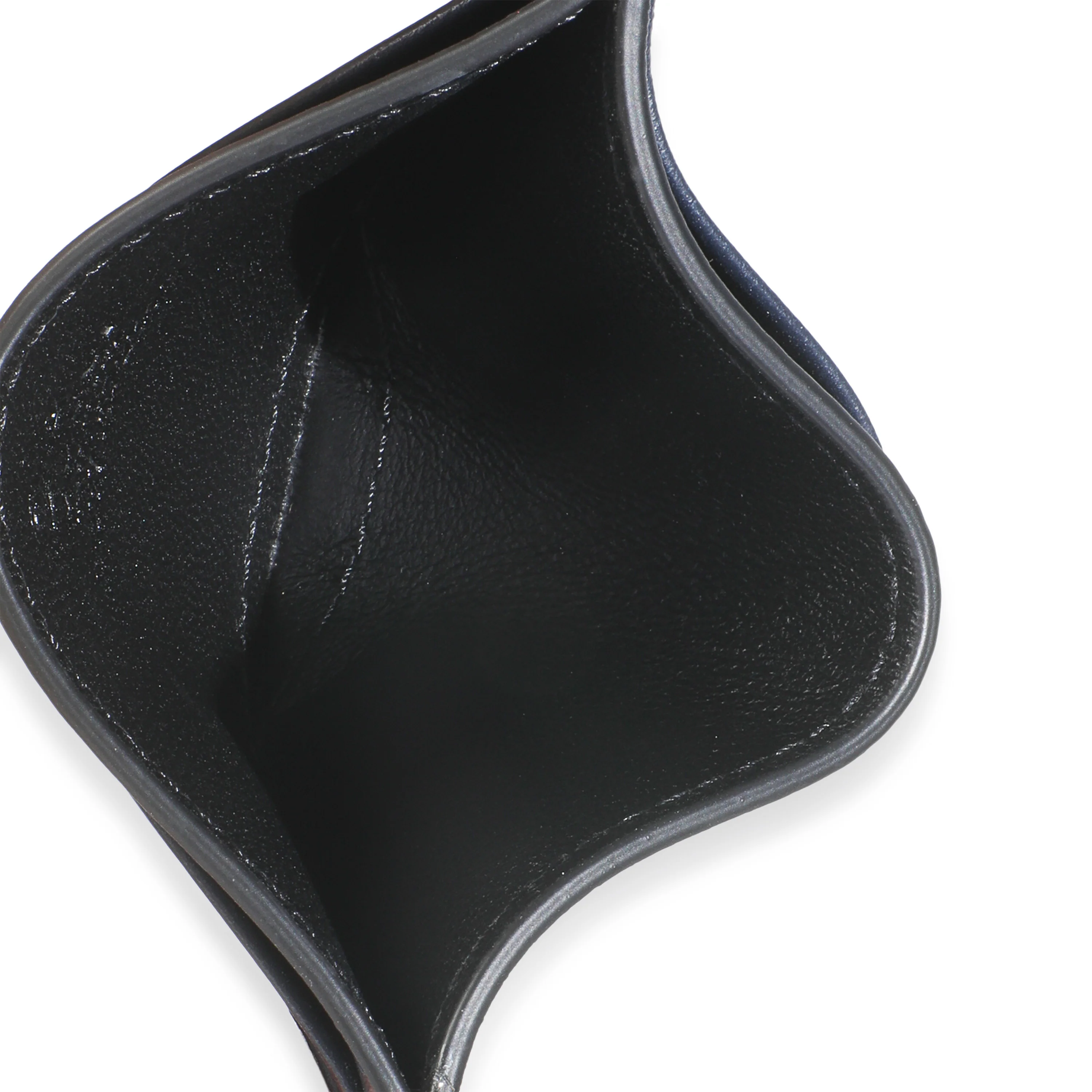 Navy Microguccissima Card Case - Image 8