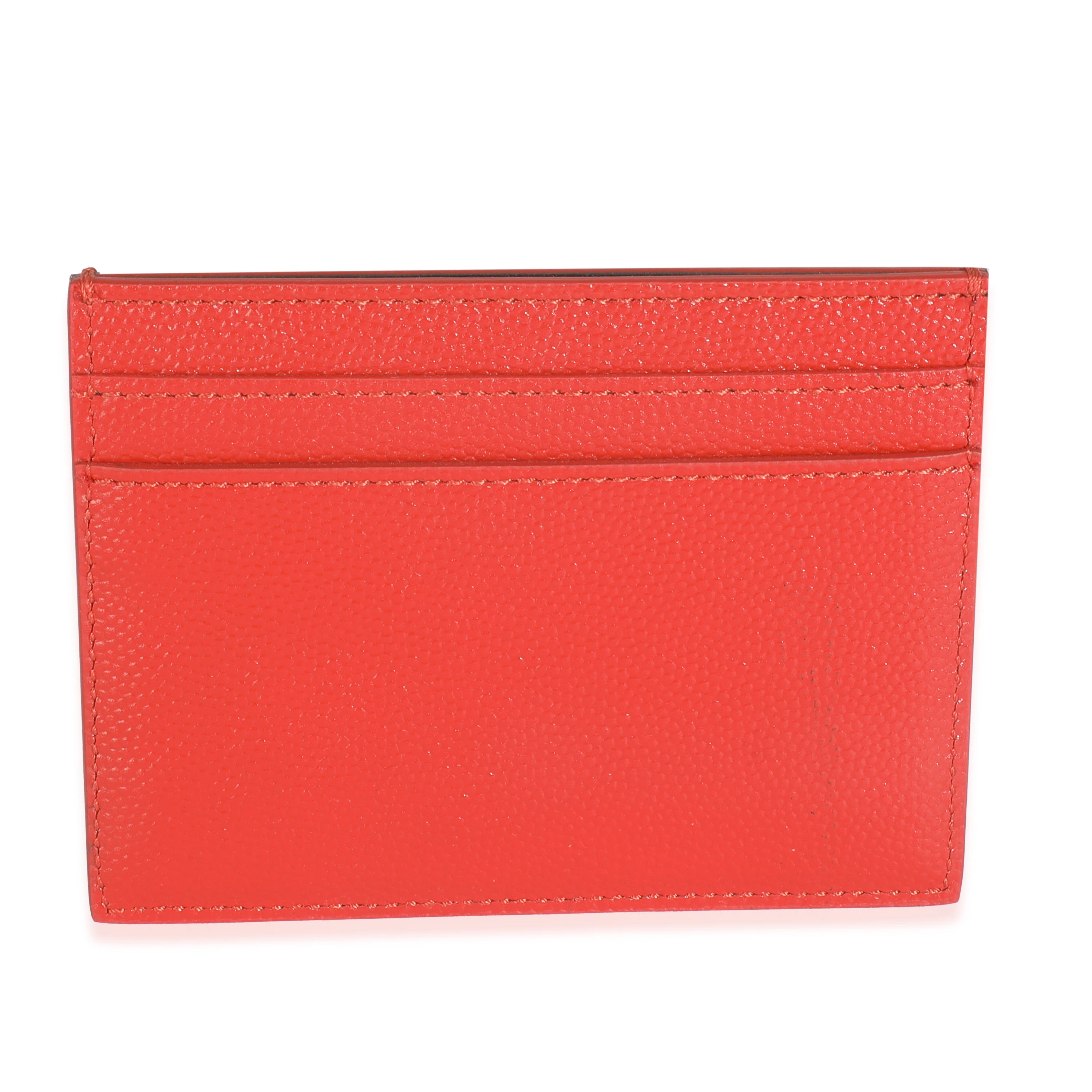 Red Grain De Poudre Credit Card Case - Image 4