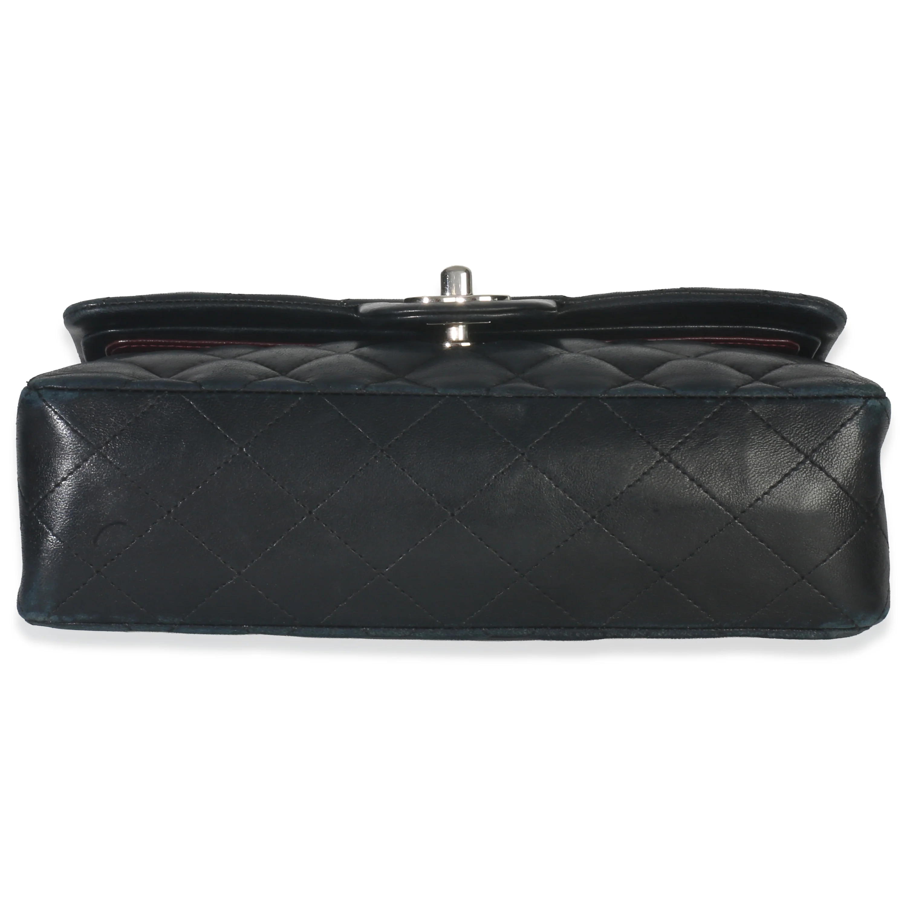 Black Quilted Lambskin Small Classic Double Flap Bag - Image 5