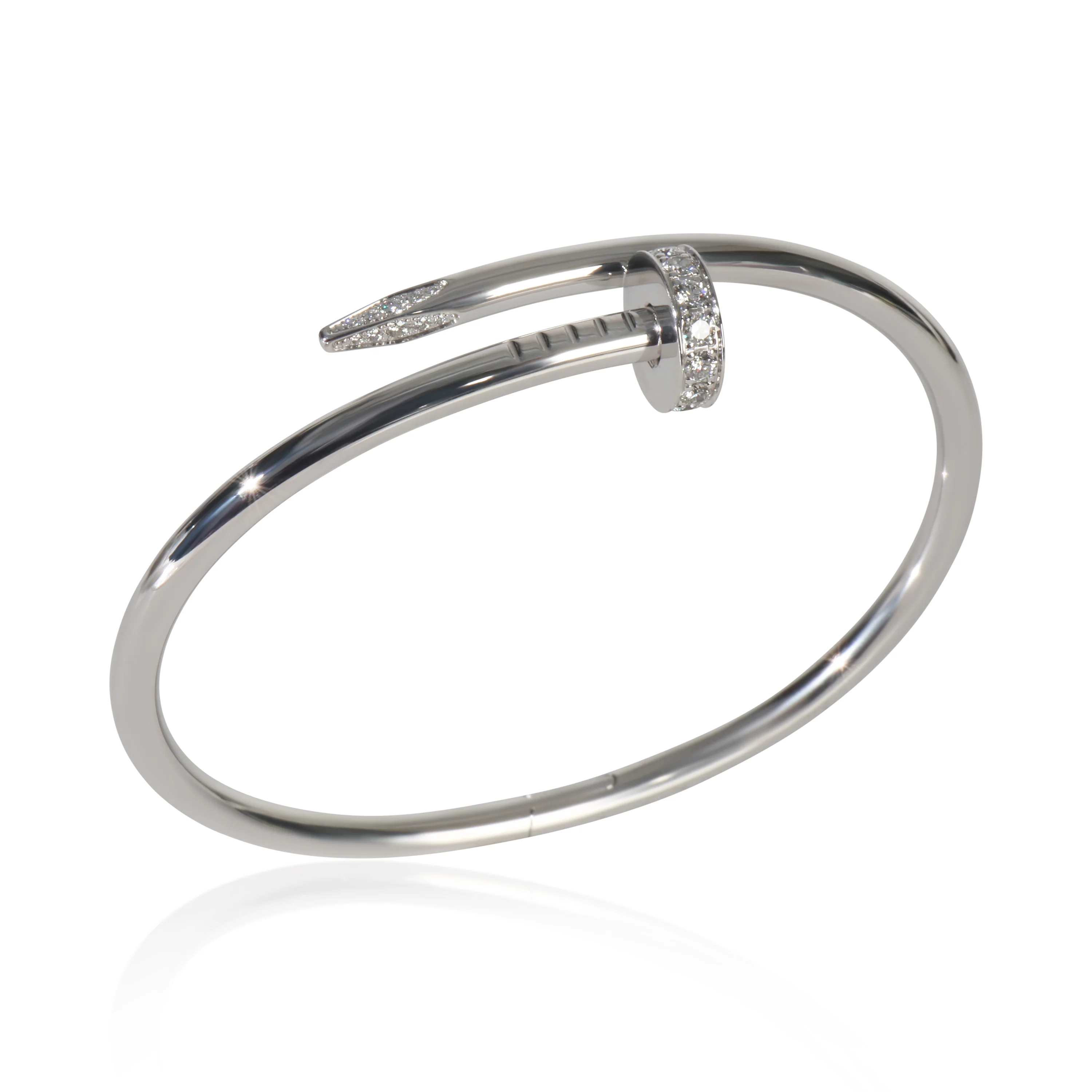 White Gold Diamond Juste Un Clou Bracelet - Image 4