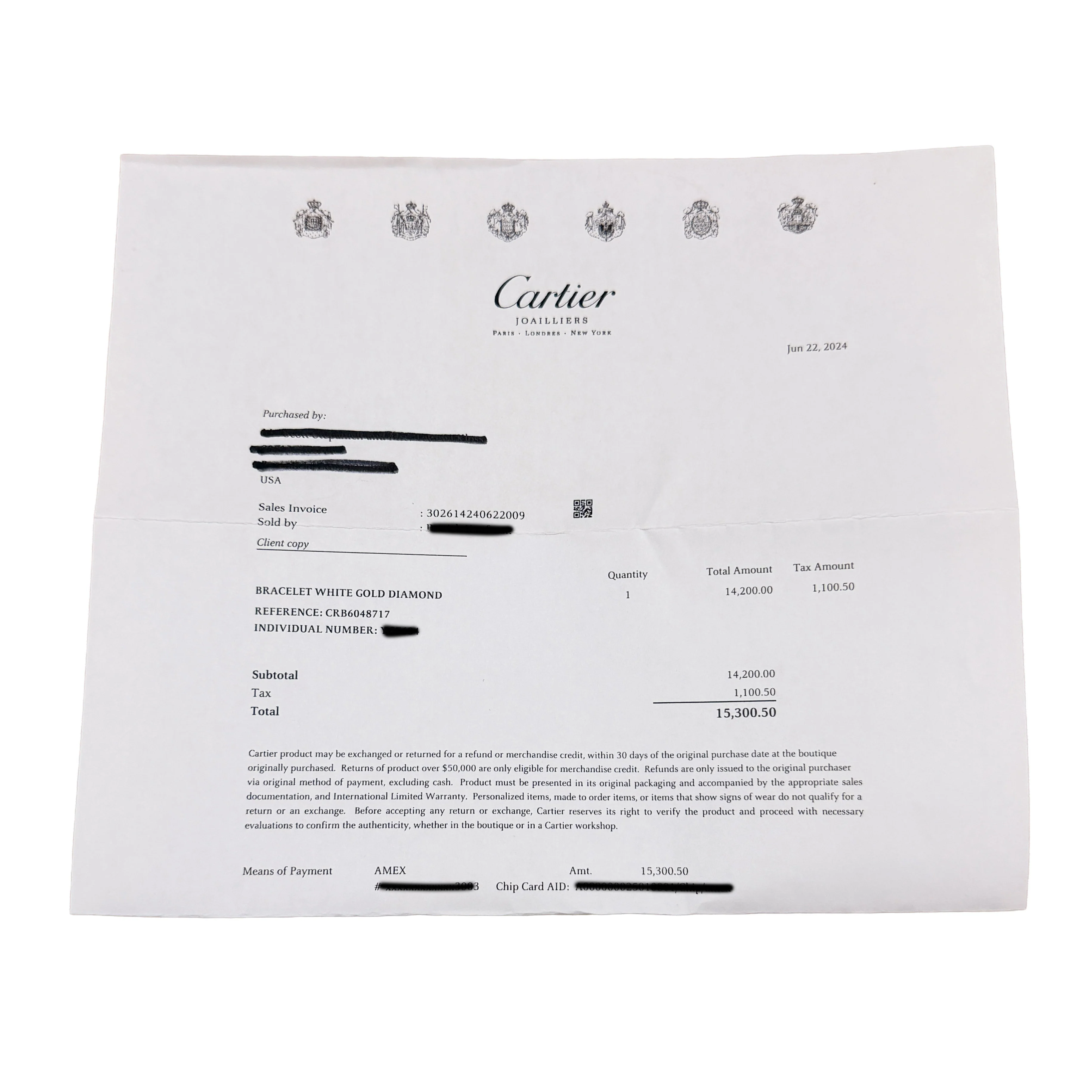 White Gold Diamond Juste Un Clou Bracelet - Image 5