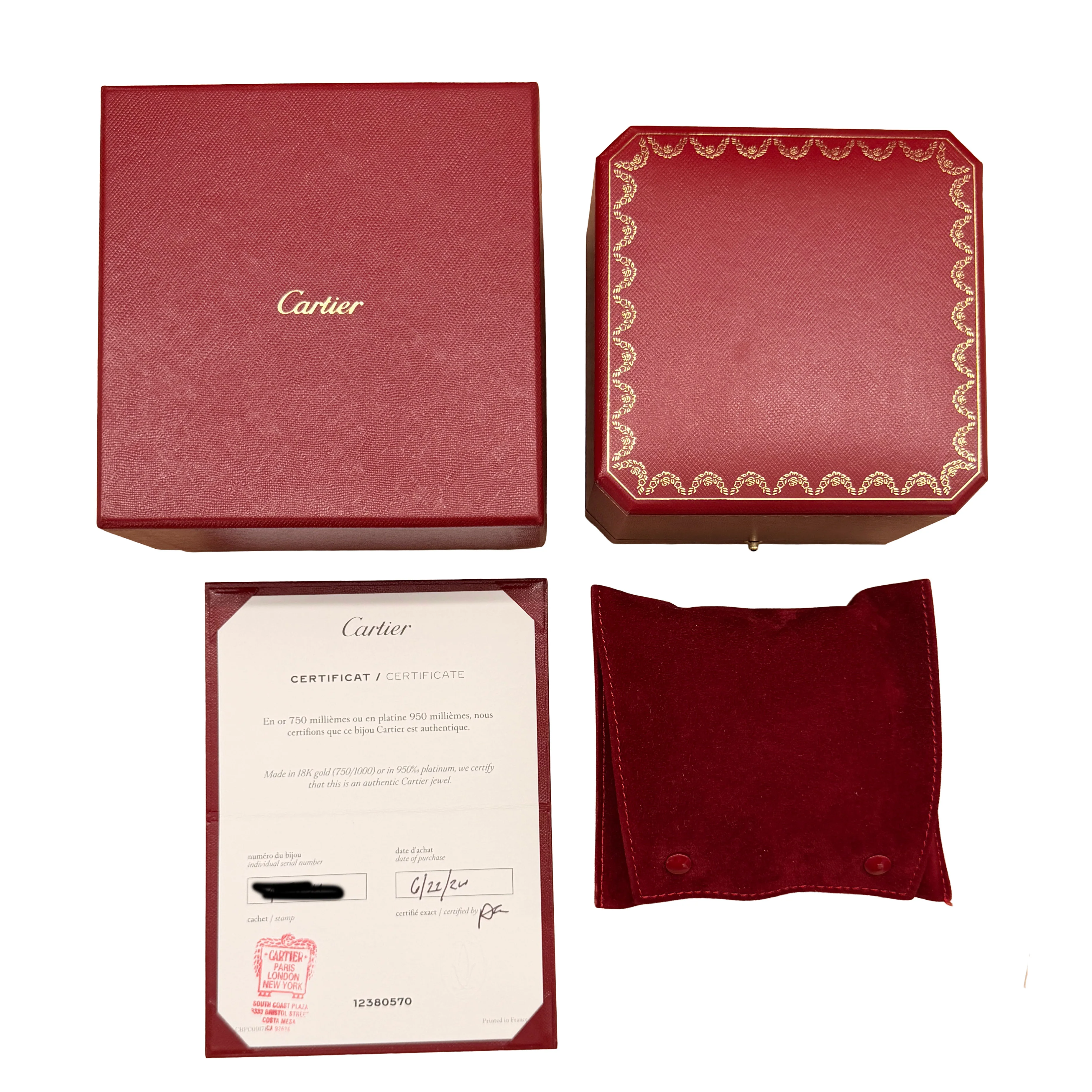 White Gold Diamond Juste Un Clou Bracelet - Image 6