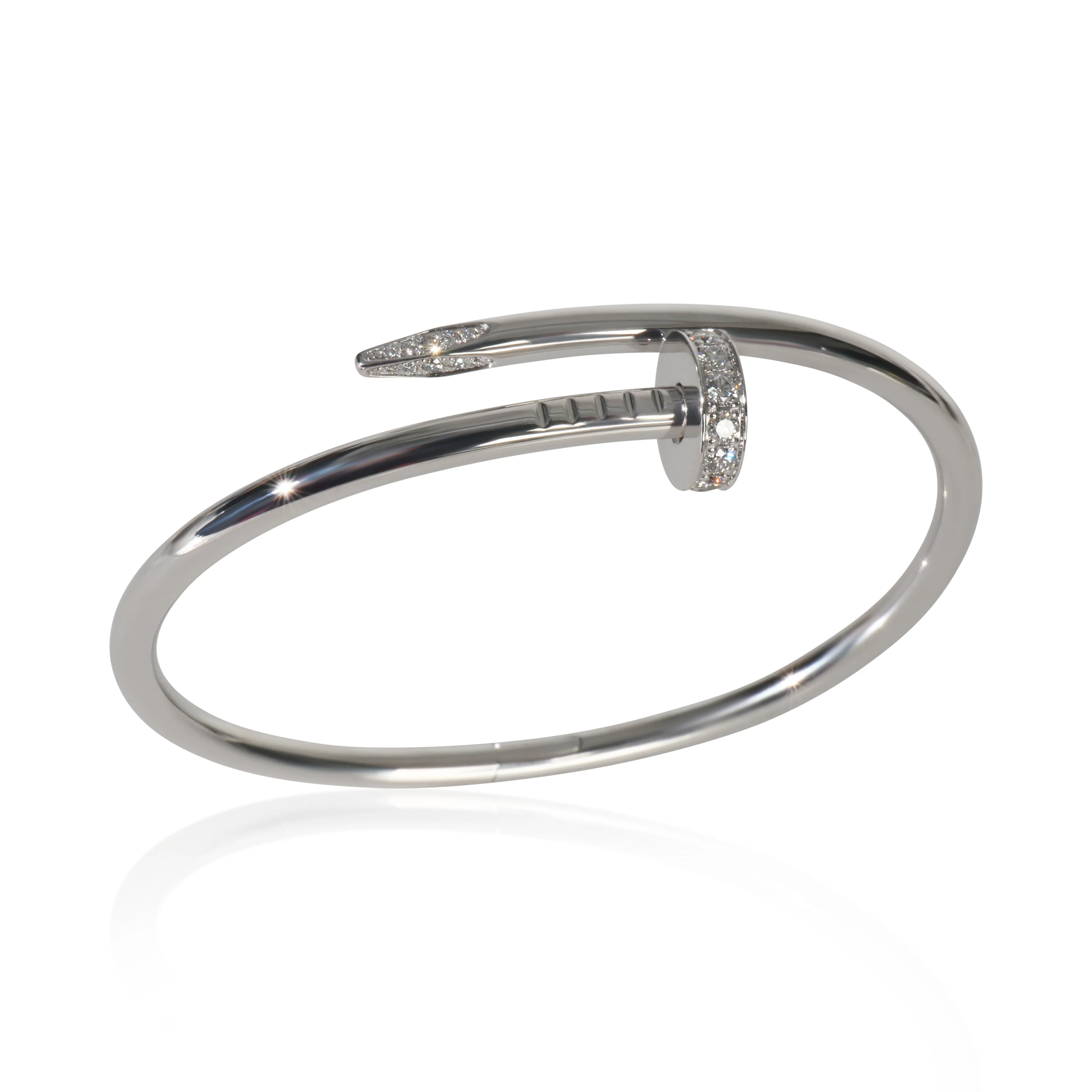 White Gold Diamond Juste Un Clou Bracelet - Image 7