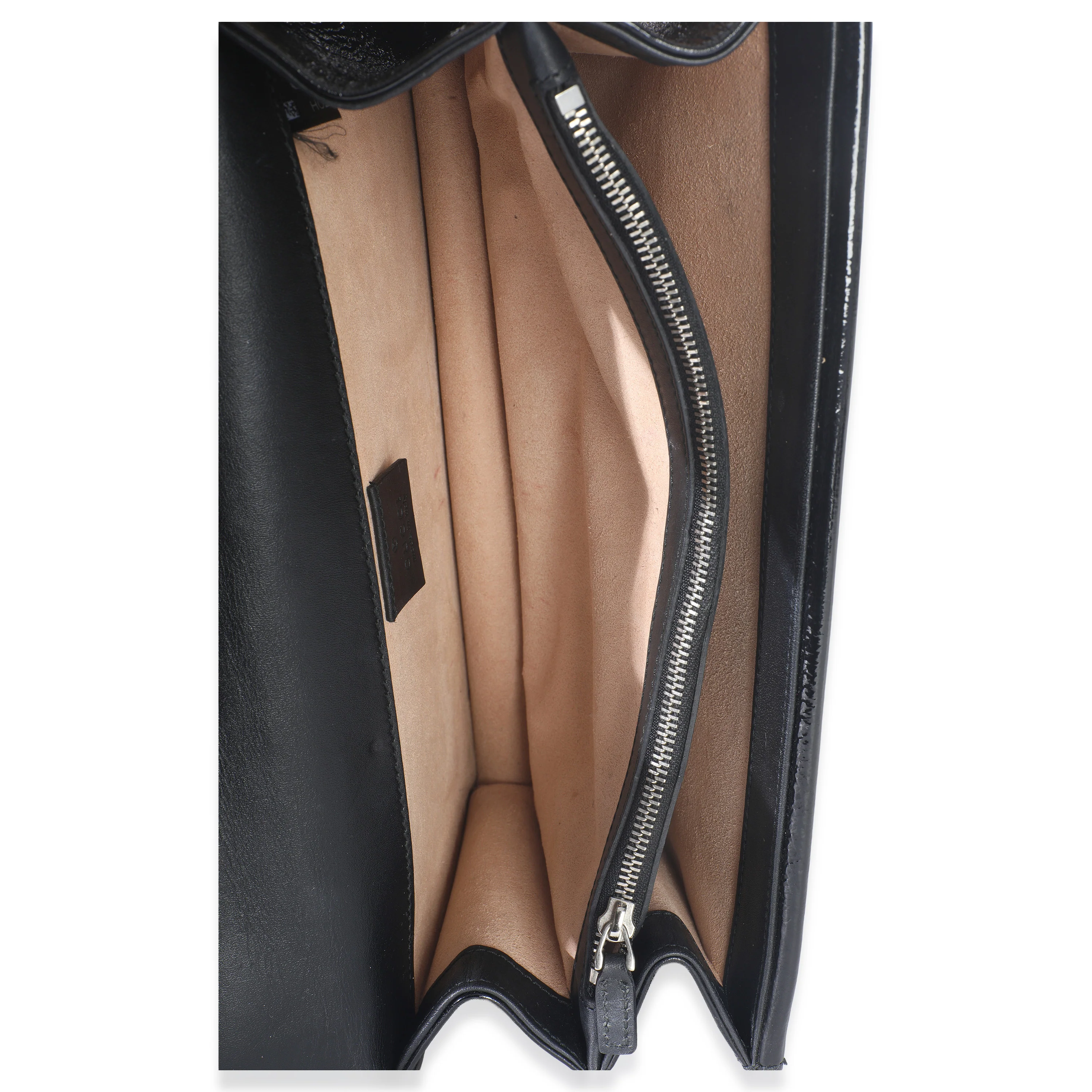 Black GG Embossed Velvet Small Dionysus Chain Bag - Image 9