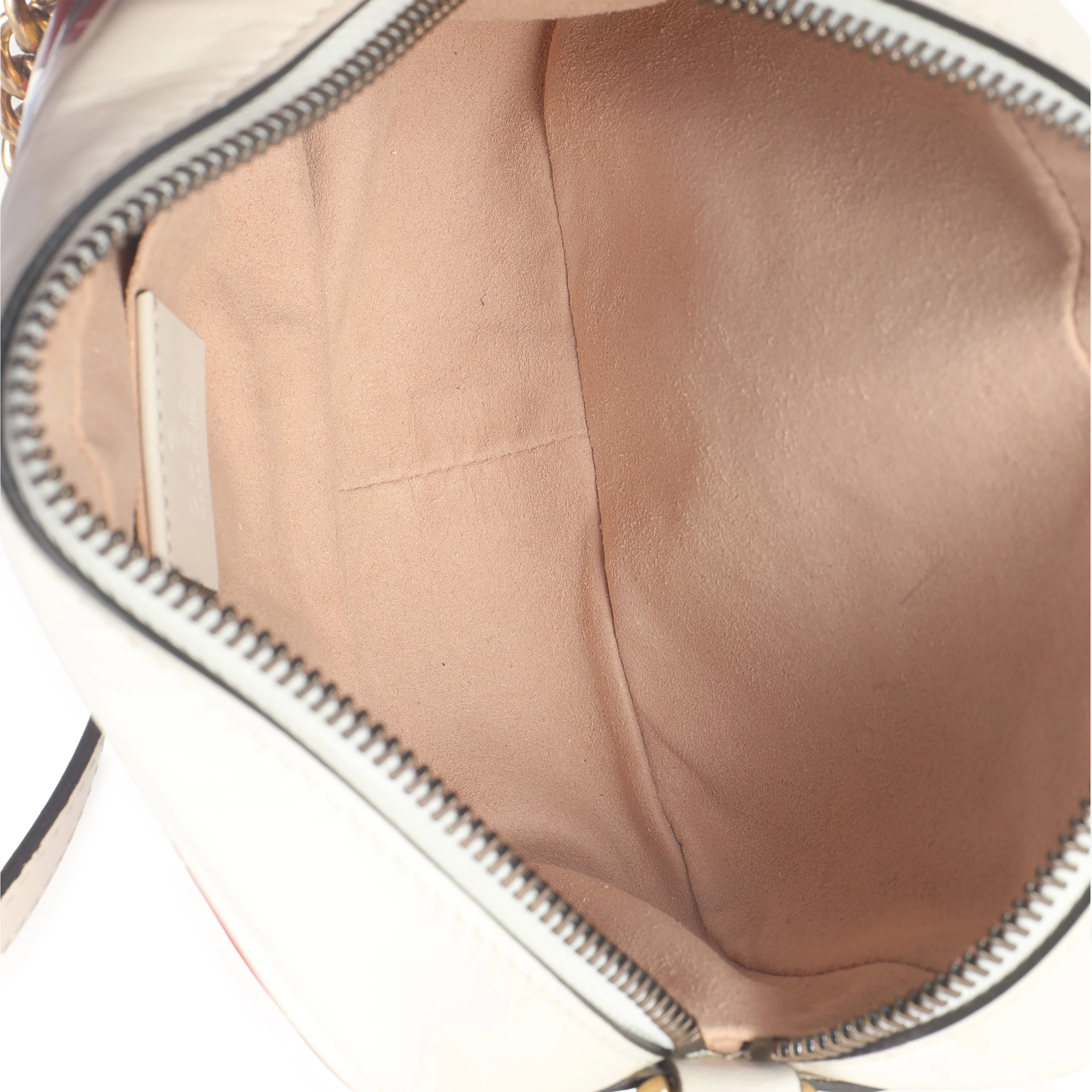 Trompe LOeil Print Calfskin Matelasse Small GG Marmont Camera Bag - Image 9