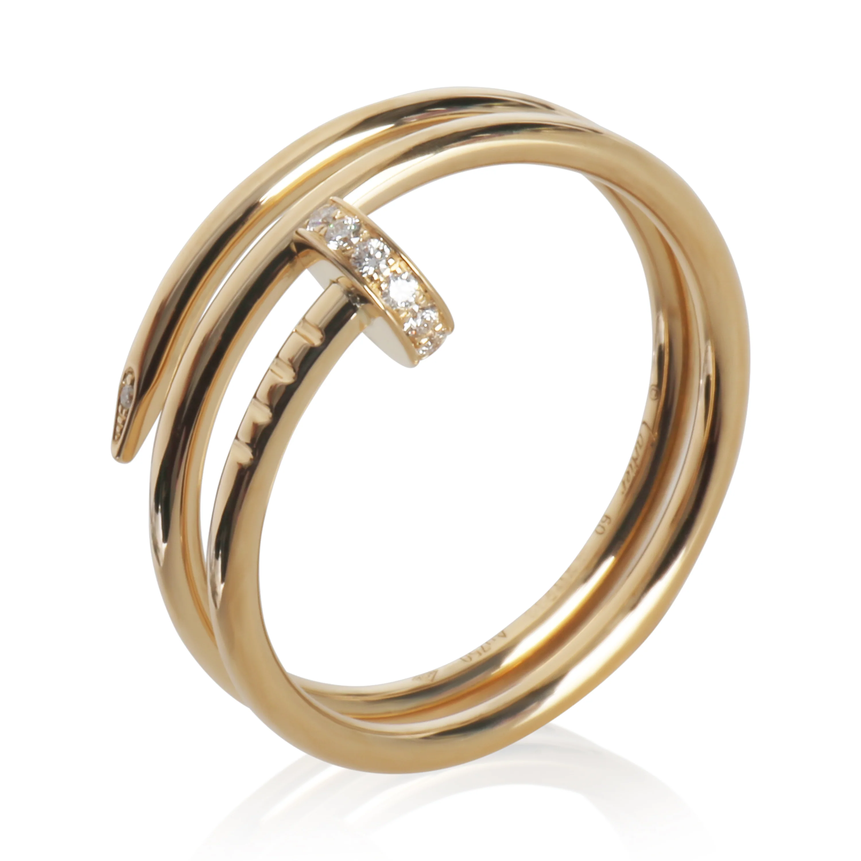 Yellow Gold Juste Un Clou Double Ring - Image 4