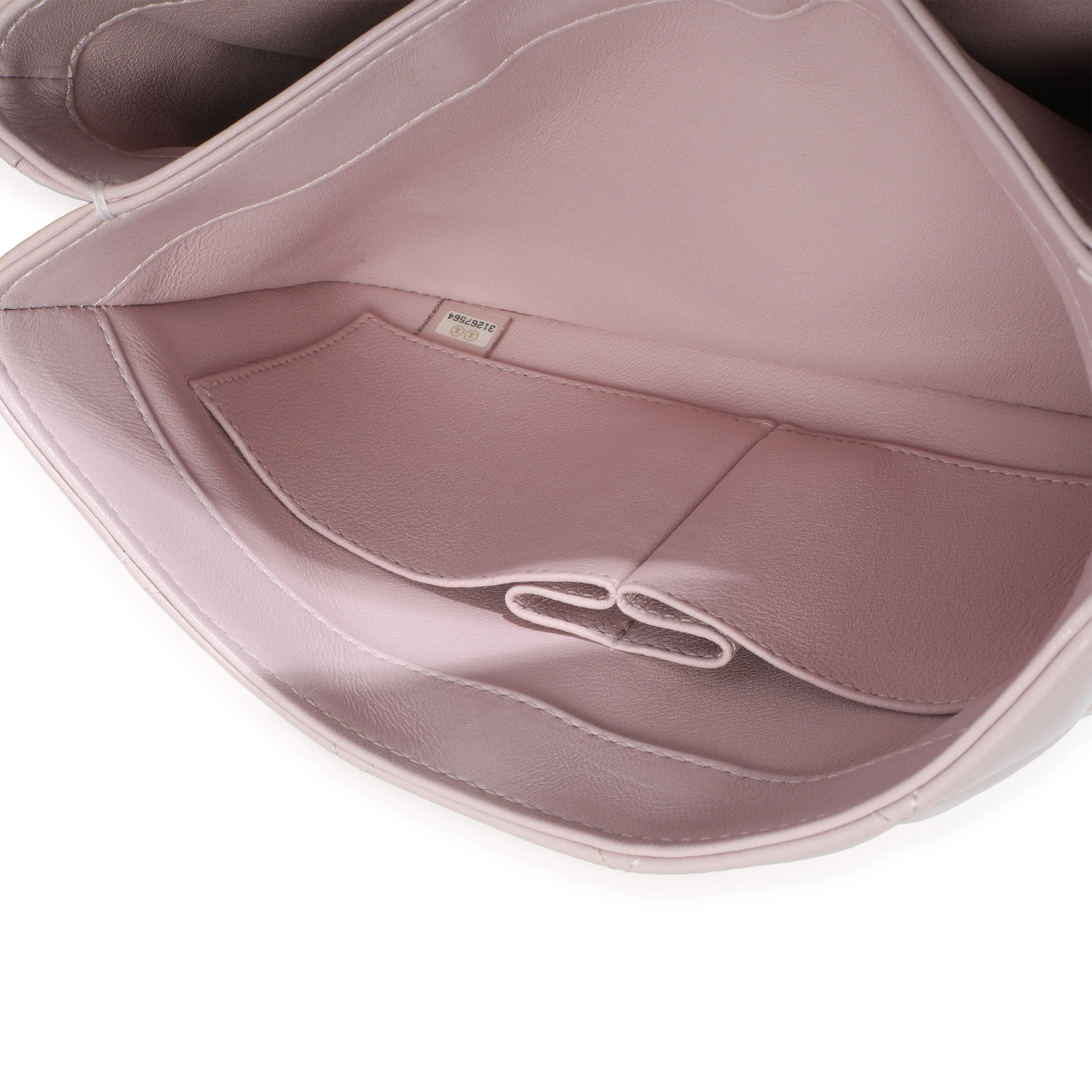 Light Pink Quilted Lambskin Small Trendy CC Dual Handle Flap Bag - Image 9