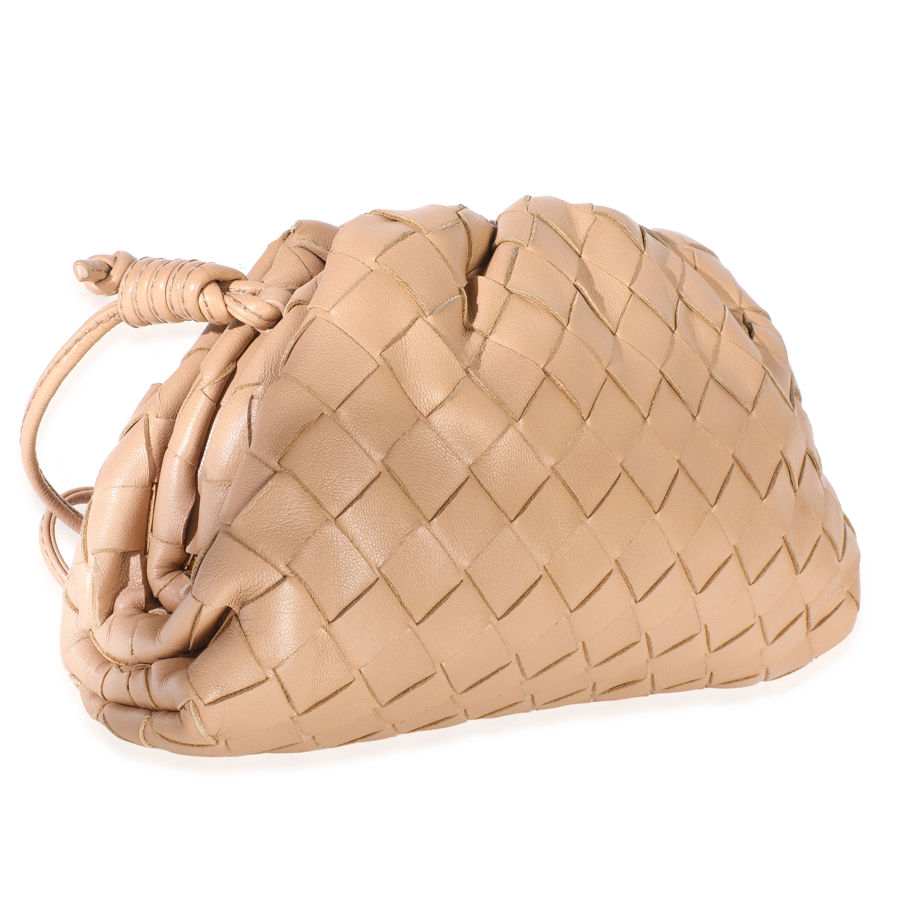 Almond Nappa Intrecciato The Mini Pouch - Image 3