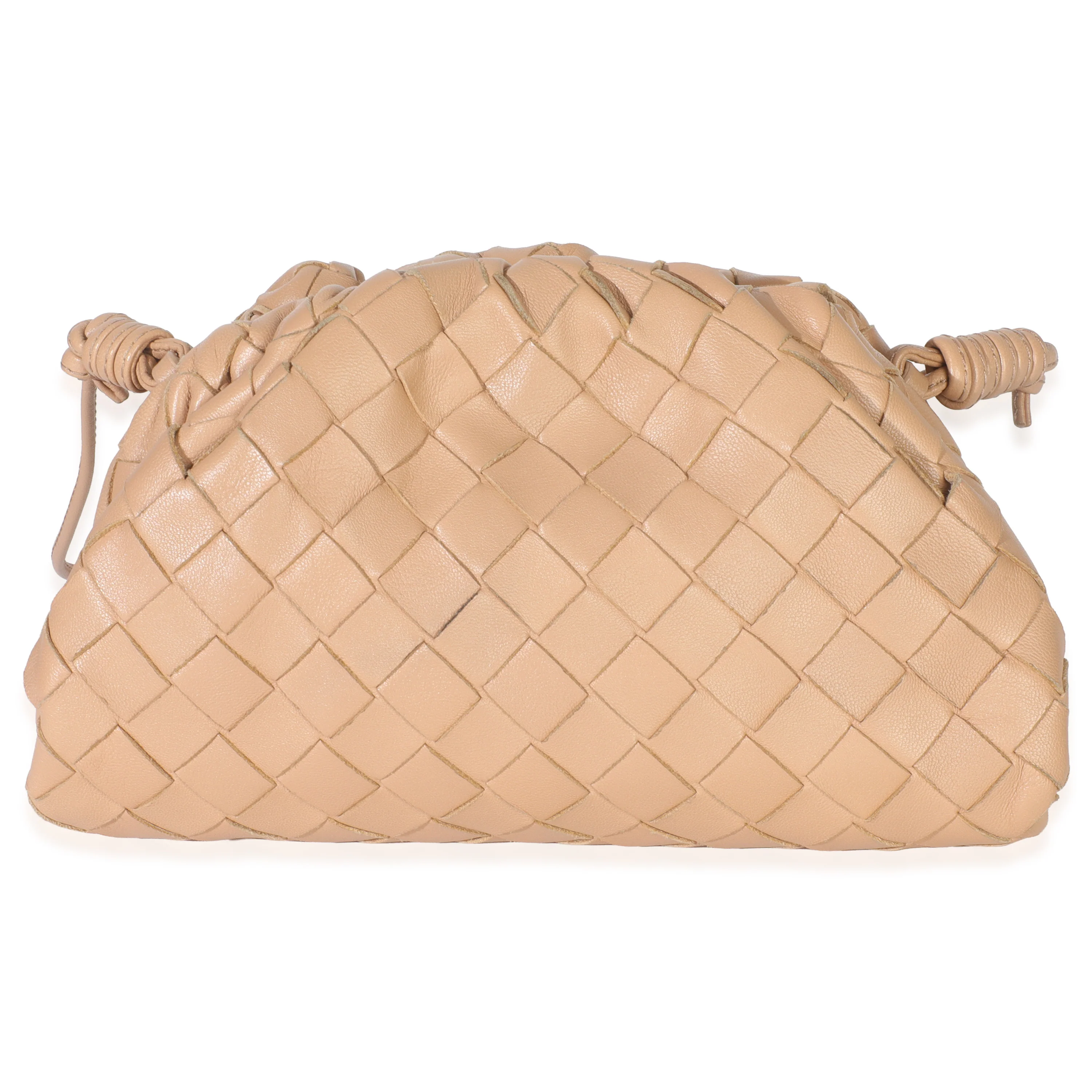 Almond Nappa Intrecciato The Mini Pouch - Image 5