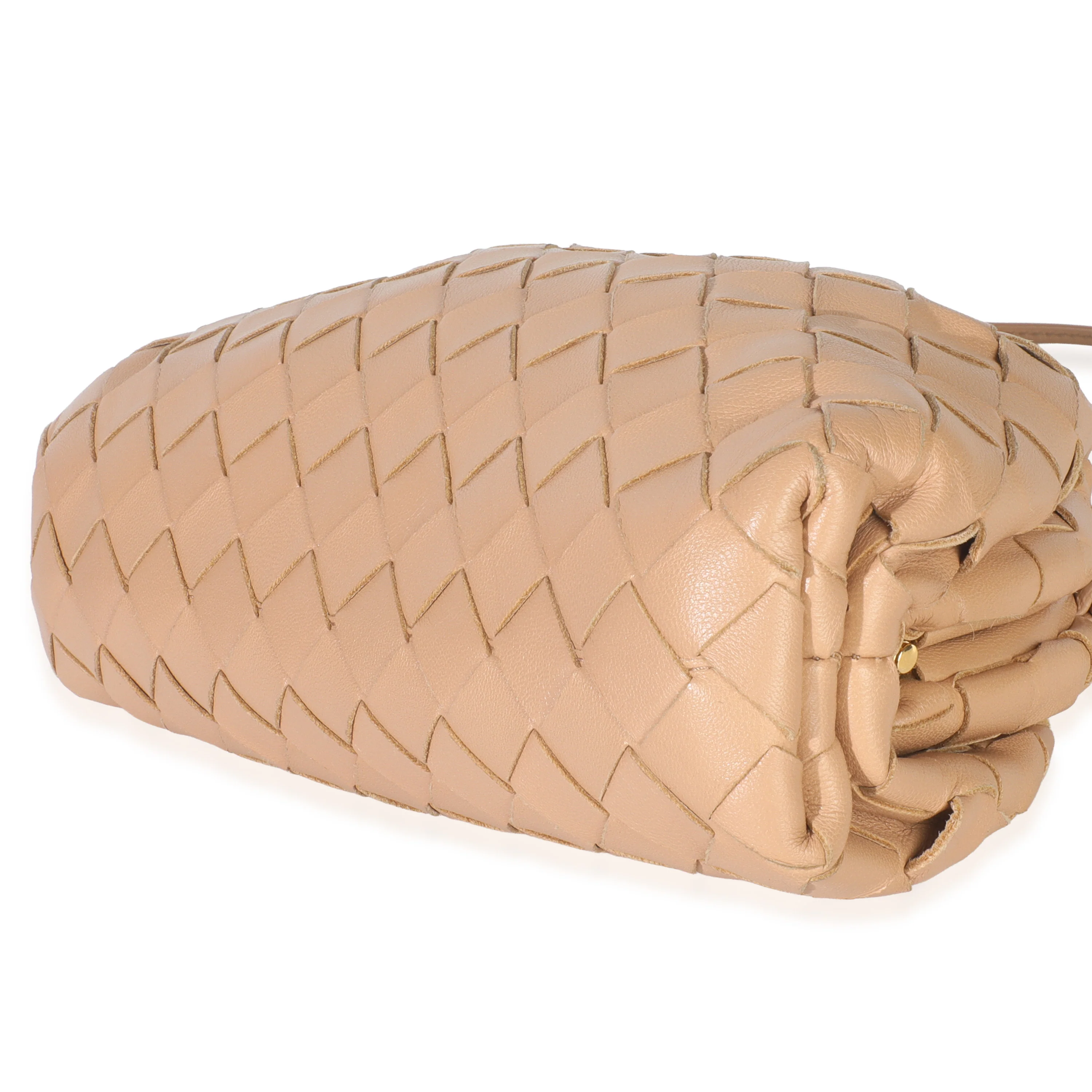 Almond Nappa Intrecciato The Mini Pouch - Image 6