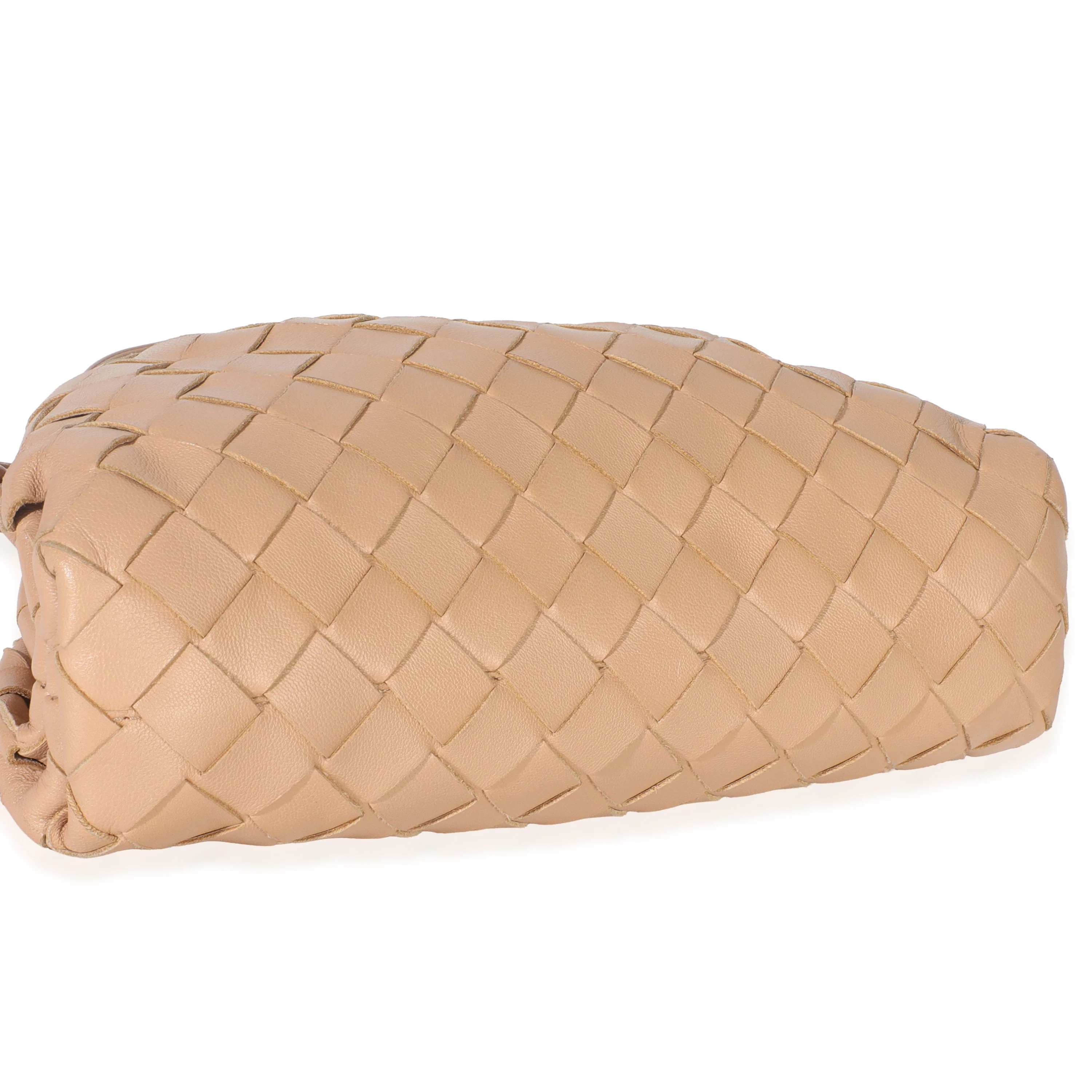 Almond Nappa Intrecciato The Mini Pouch - Image 8