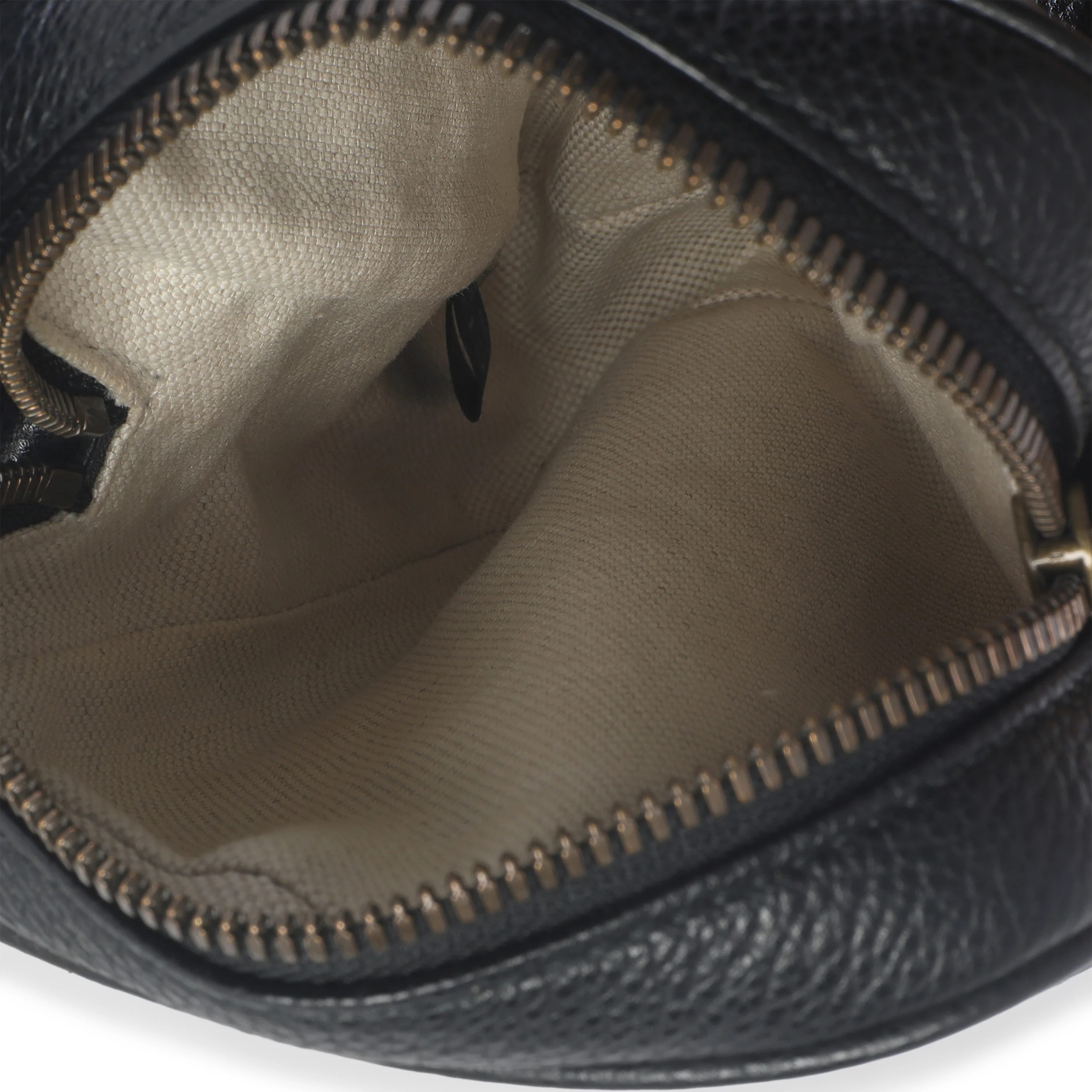 Black Pebbled Calfskin Vintage Logo Messenger Bag - Image 9