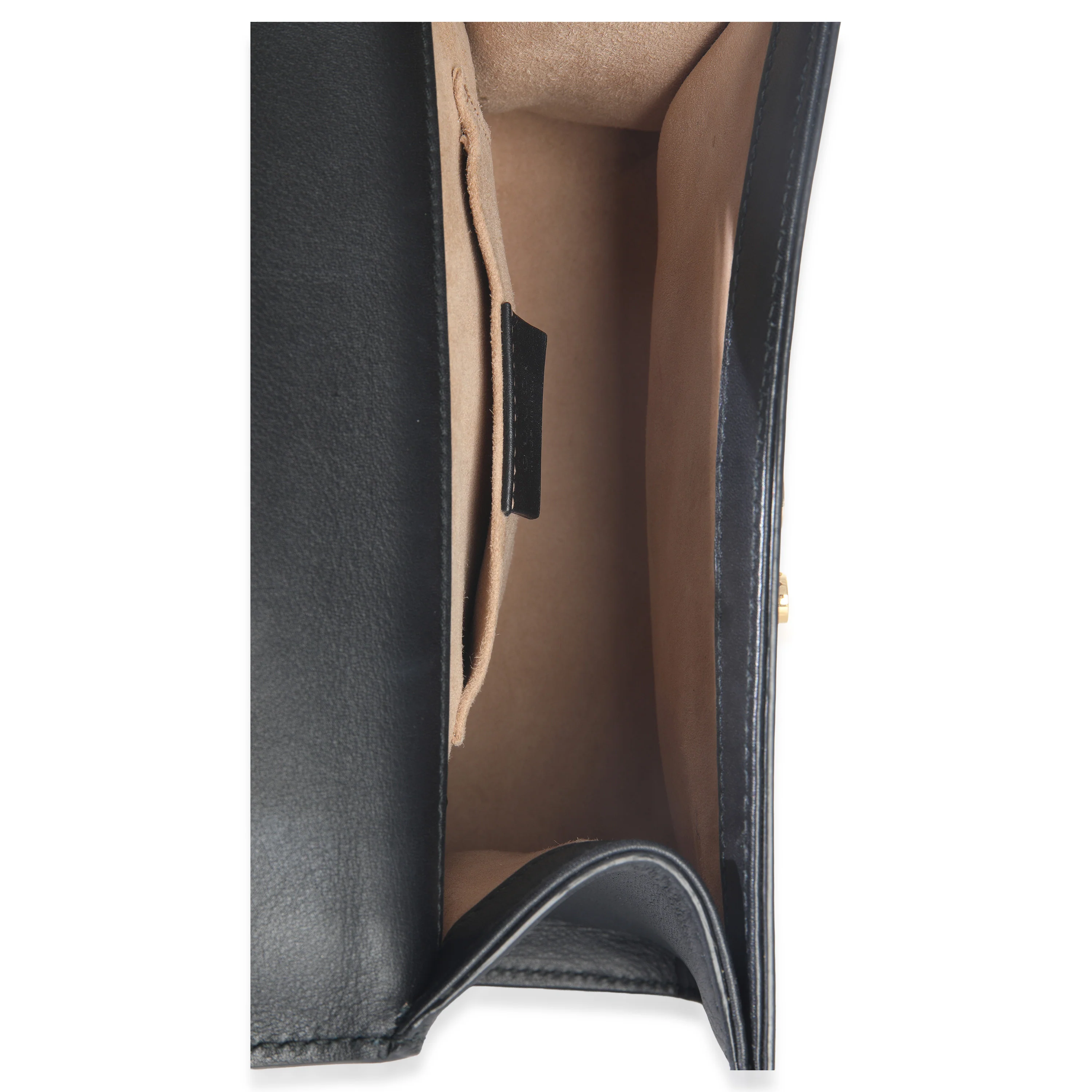 Black Calfskin Pearl GG Stud Small Padlock Shoulder Bag - Image 9