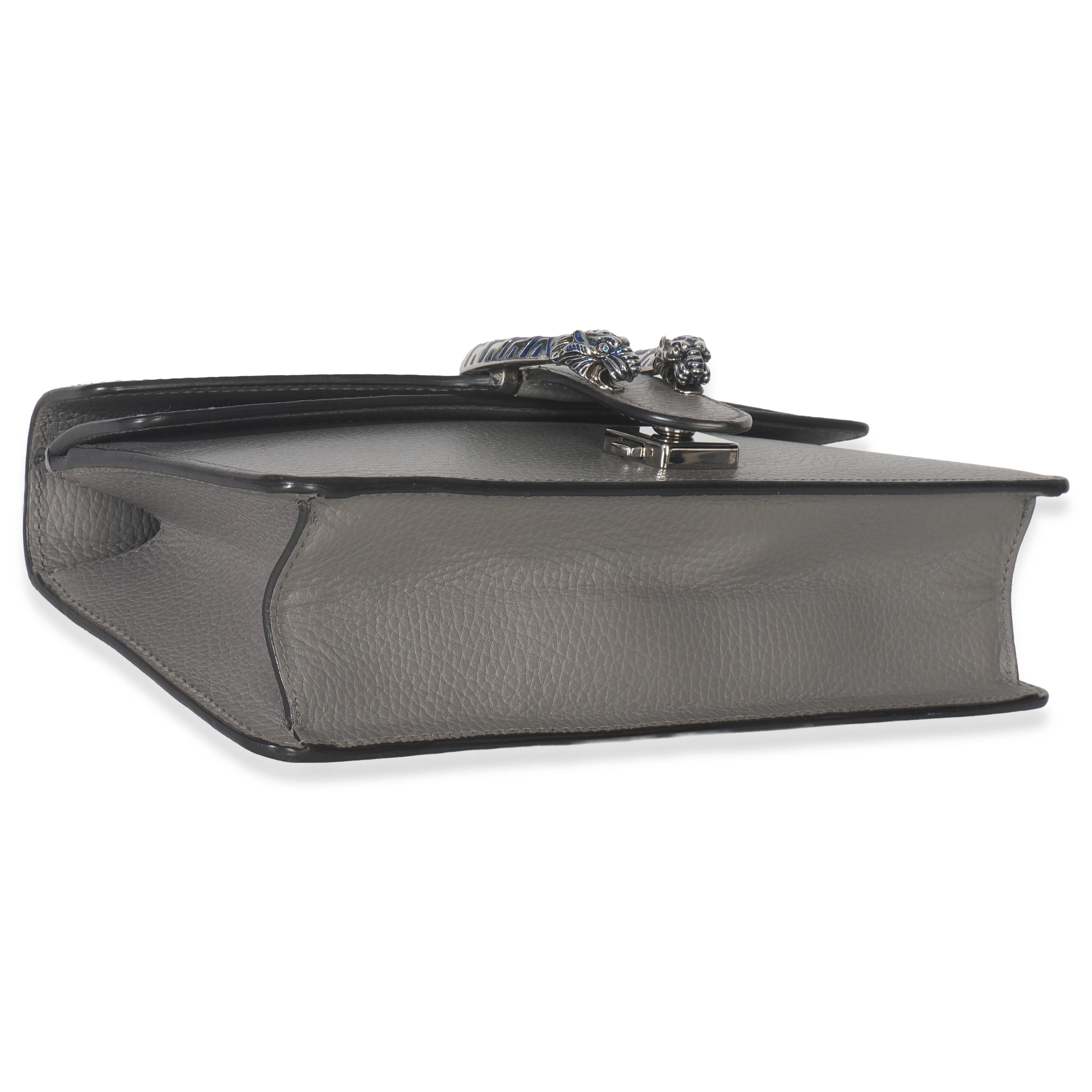 Dusty Grey Pebbled Calfskin Small Dionysus Shoulder Bag - Image 6