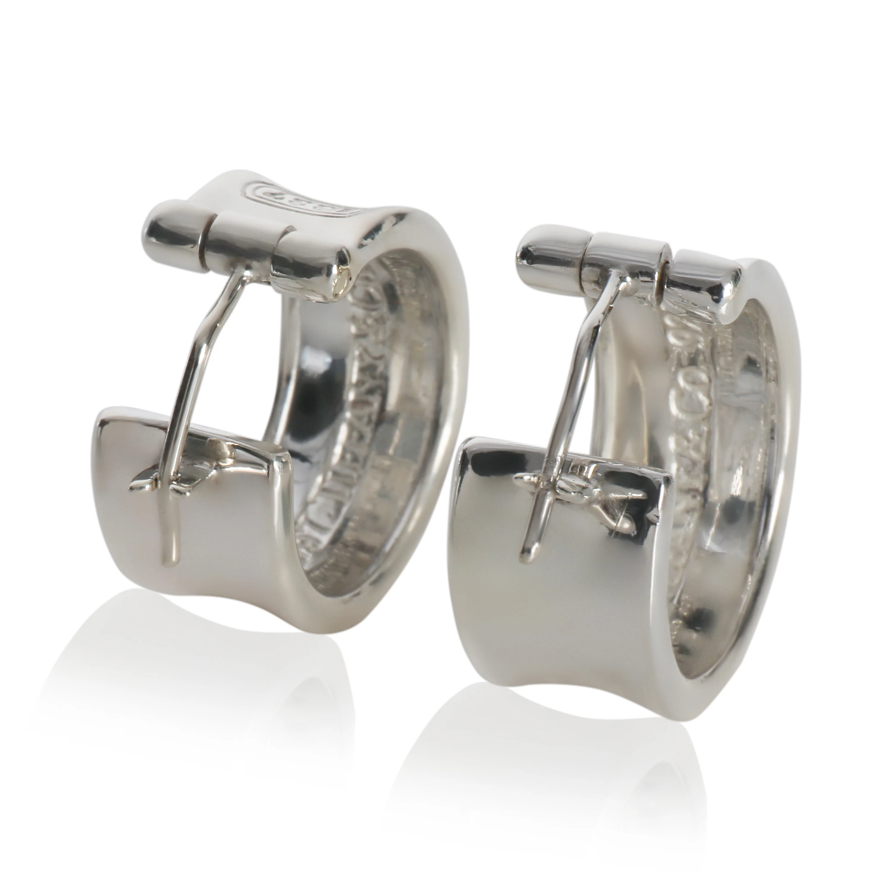 Sterling Silver 1837 Hoop Earrings - Image 4