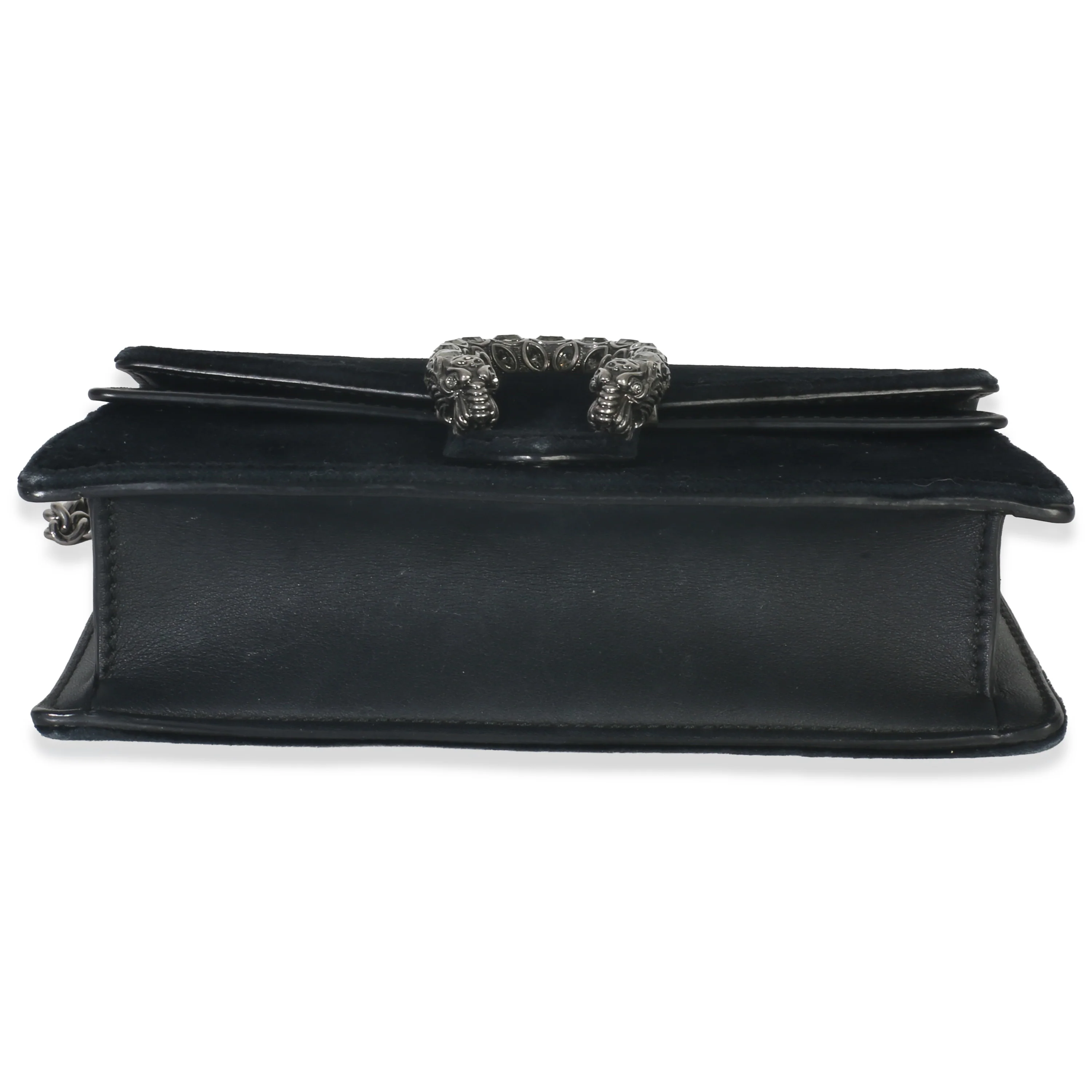 Black Velvet Super Mini Dionysus Chain Bag - Image 7