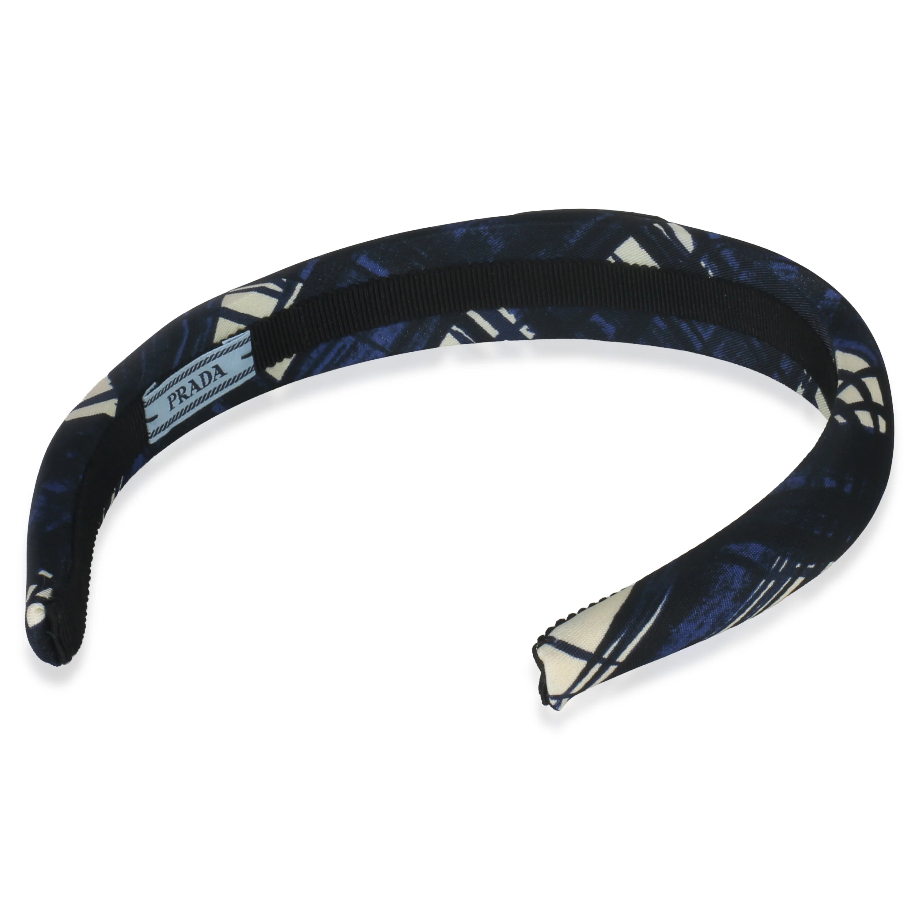 Navy Printed Re-Nylon Logo Headband - Image 3
