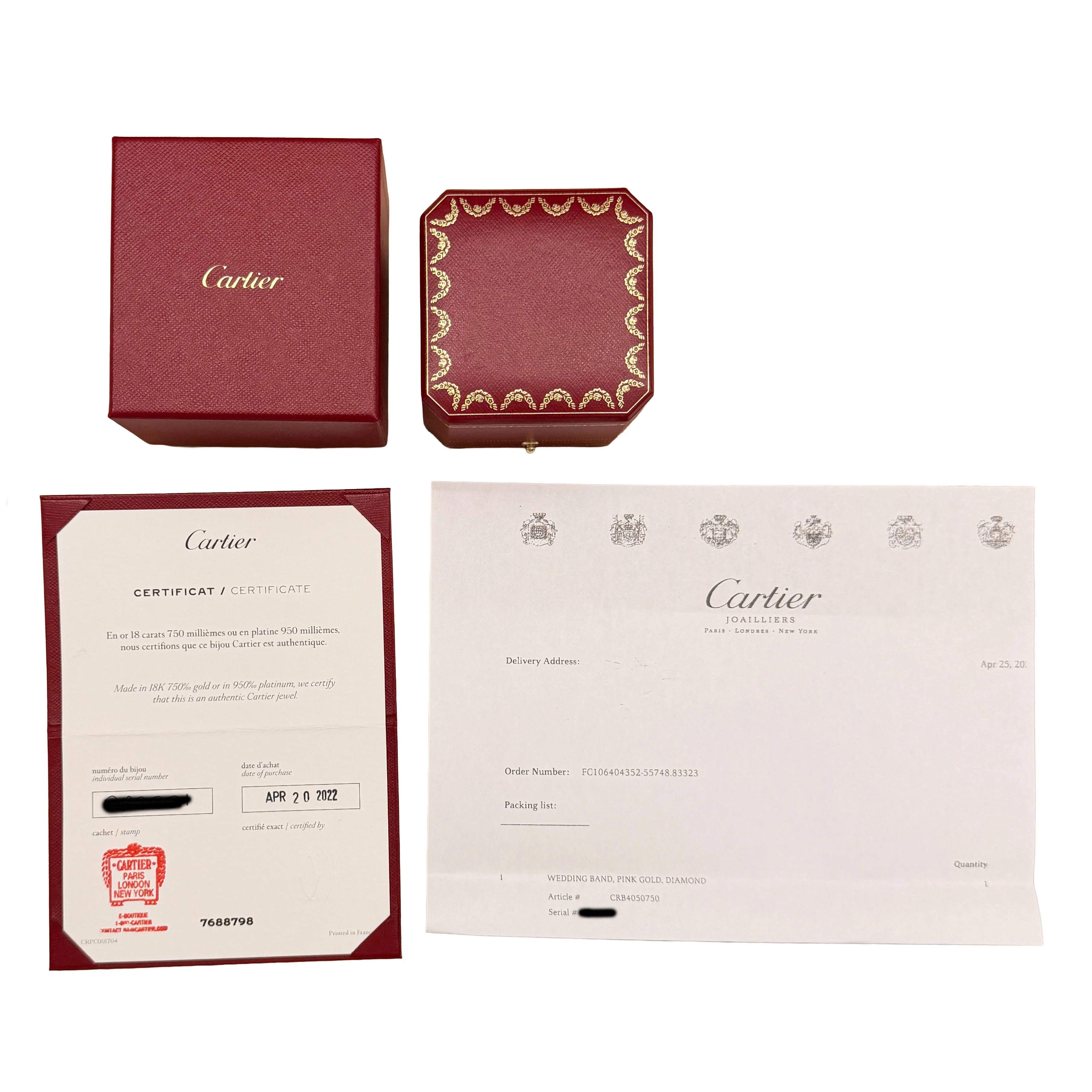 Rose Gold Diamond Small Model Love Ring - Image 5