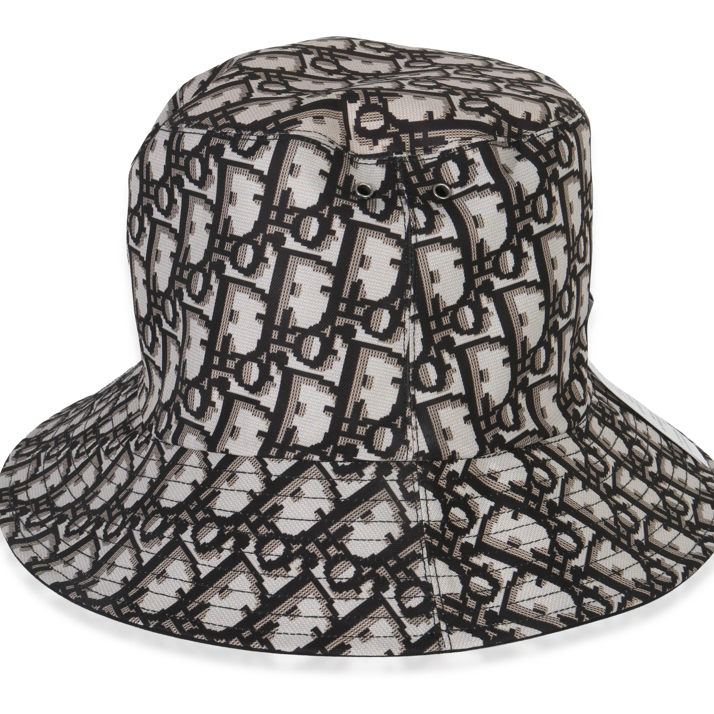 Black Nylon Reversible Teddy Bucket Hat 56 - Image 6