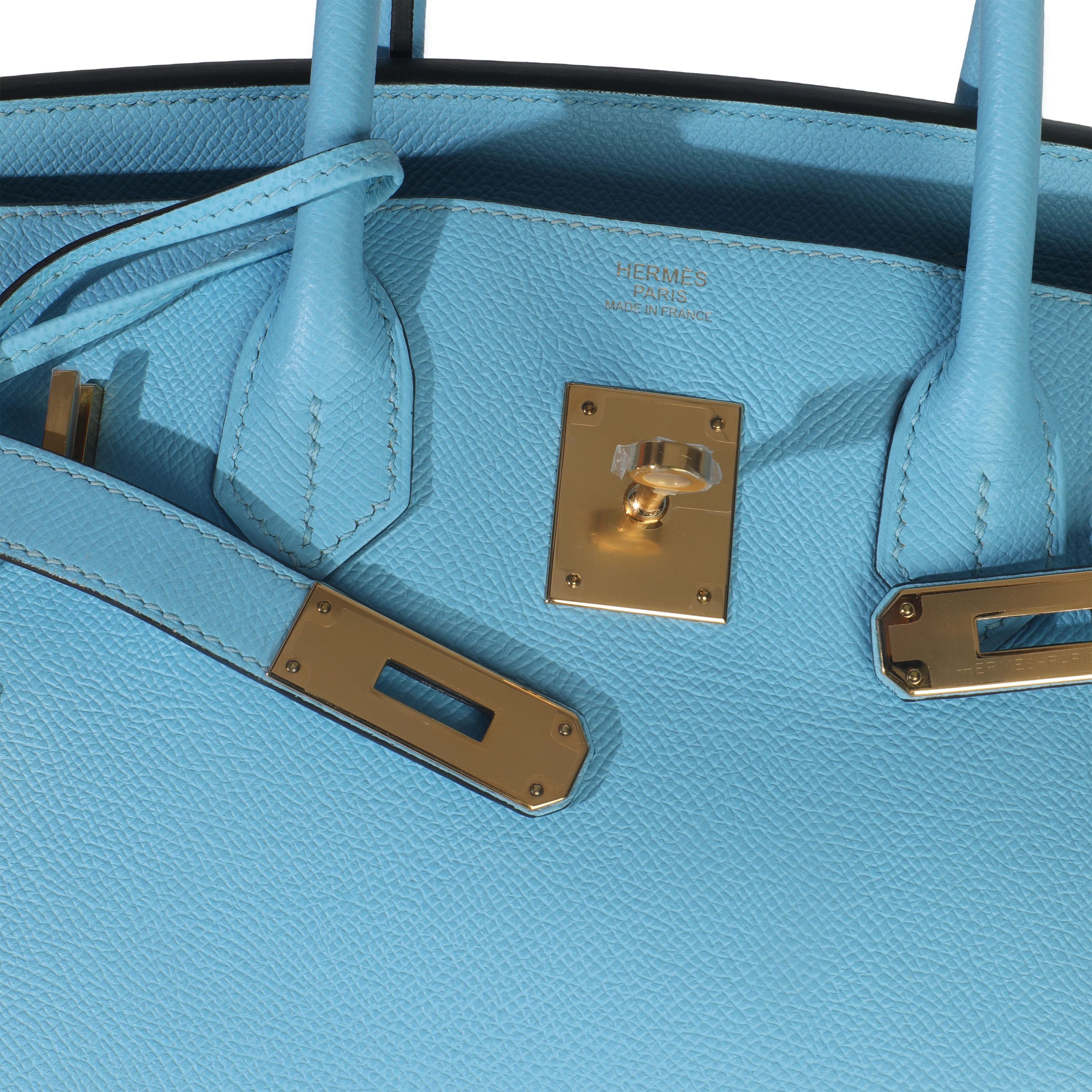 Blue Celeste Epsom Birkin 30 GHW - Image 8