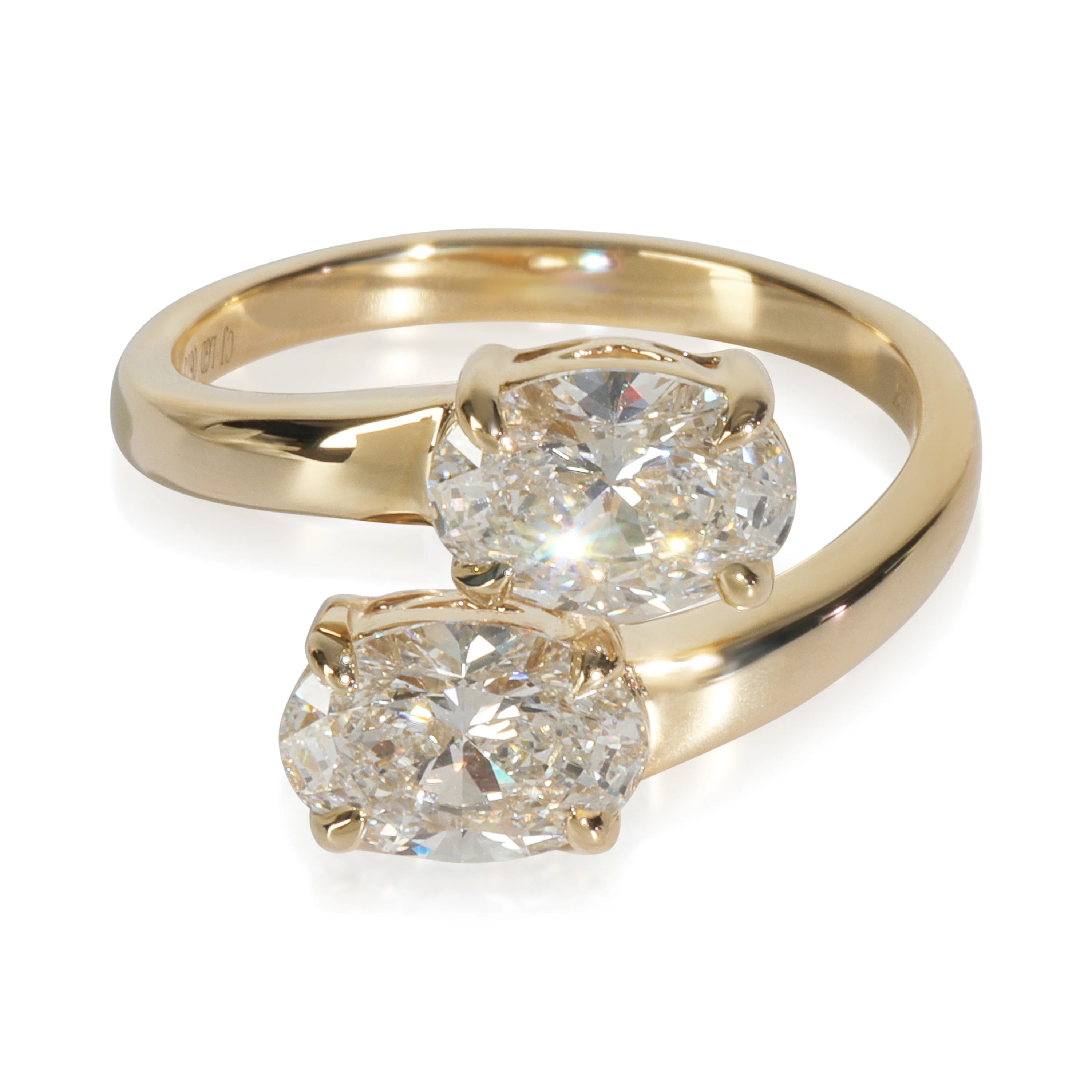2.01 ctw Yellow Gold Lab-Grown Diamond Ring - Image 5